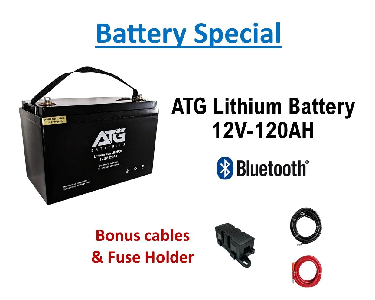 ATG 120AH Battery Special with Bluetooth