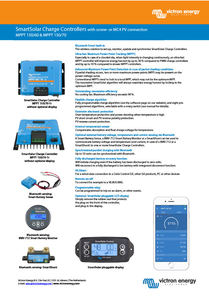Victron Smartsolar Mppt 150/60 Tr