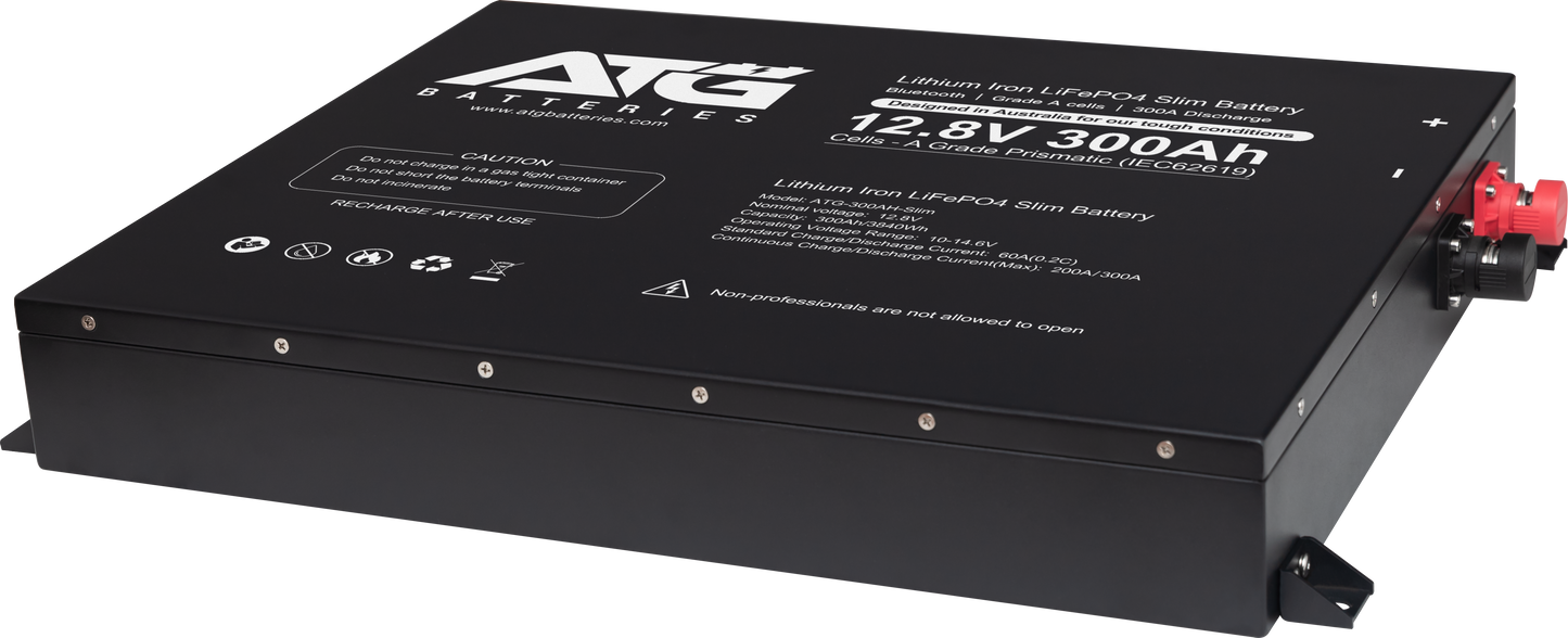 ATG 300AH Slimline LifePo4 Battery w/ Bluetooth