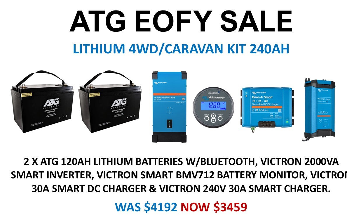 Lithium 4wd/Caravan Kit 240AH