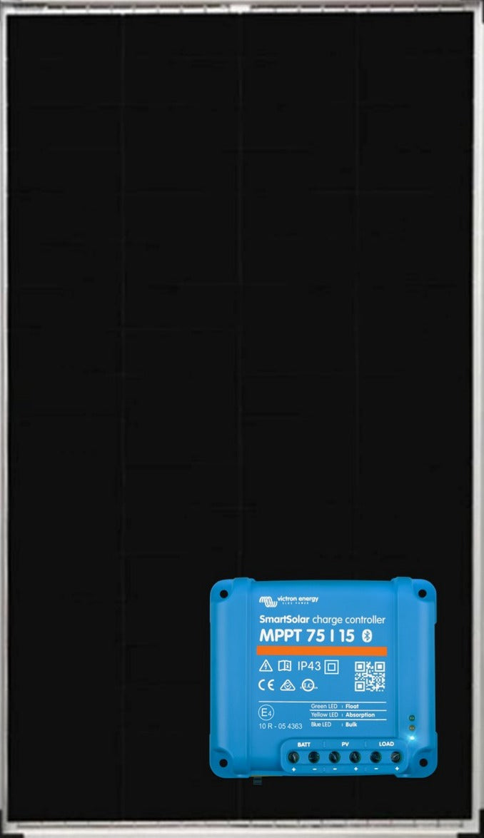 150W Fixed Solar Panel & Victron 75/15 Smart Mppt