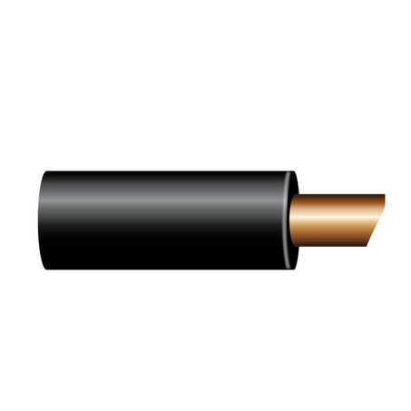OEX 0000 B&S Single Core Battery Cable, Black x 1m