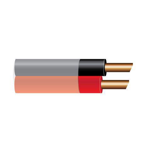 OEX 16mm Twin Core Automotive Cable, Red/Black, with Sheath - 10m Roll