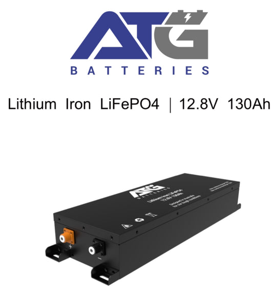 ATG 130AH Slim Lithium Battery