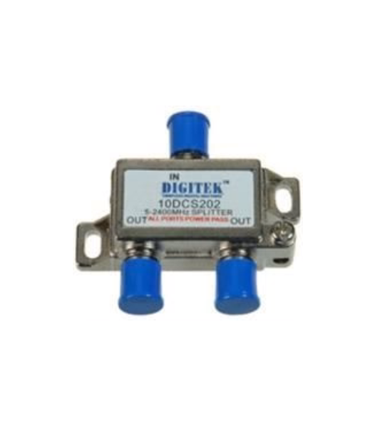 Digitek 2 Way TV Satellite Splitter